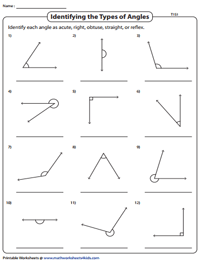 Classifying Angles : Type 1