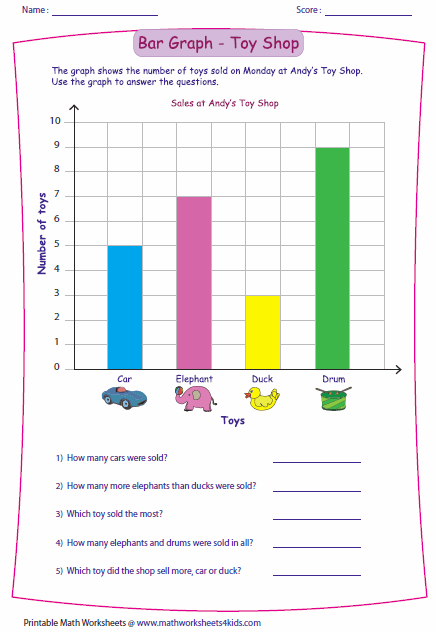 4th Grade Charts And Graphs Worksheets