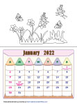 Color the calendar themes