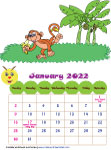 Calendar 2022: Jungle Theme