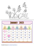 Color the calendar themes