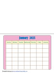 Draw and complete the calendar