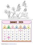 Color the calendar themes