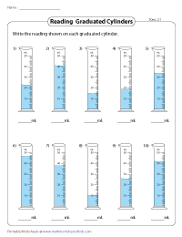 Reading Graduated Cylinders | 50 mL