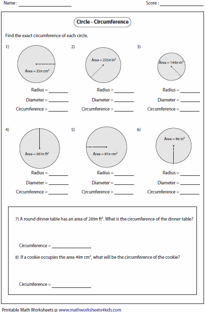 circle-area-and-perimeter-worksheet