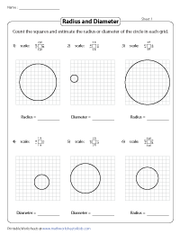 Identifying Radius or Diameter - Grid