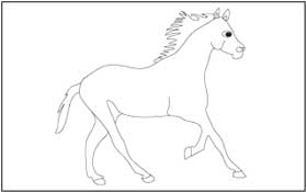 Horse Coloring Page