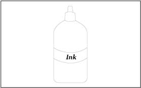 Ink Bottle Coloring Page