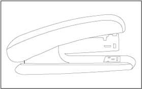 Stapler Coloring Page