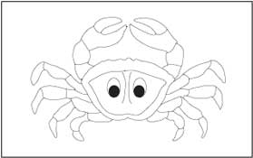 Crab Coloring Page