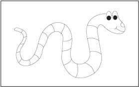 Snake 1 Coloring Page