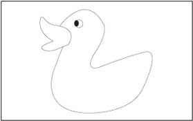 Duck 1 Coloring Page