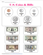 U.S. Coins and Bills