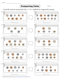 Comparing UK Money - Coins
