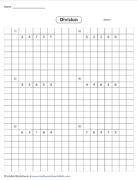 3-digit by 2-digit Division using Grids