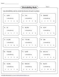 Divisibility Test | Mixed Review | Multiple Response
