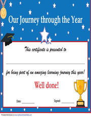 End-of-the-Year Certificate