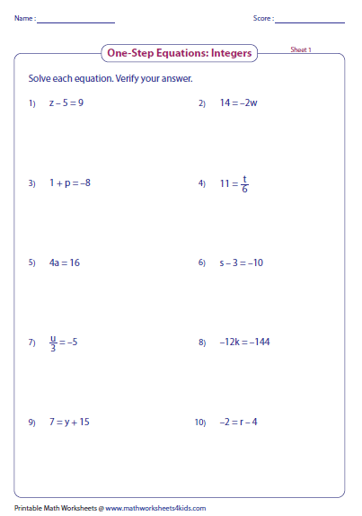 1-step-equations-worksheet
