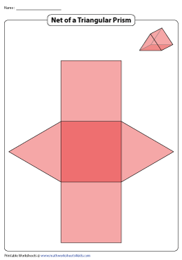 Net of a Triangular Prism | Chart