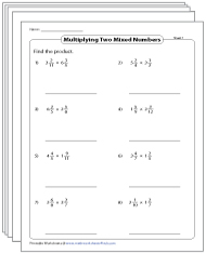 Multiplying Mixed Numbers