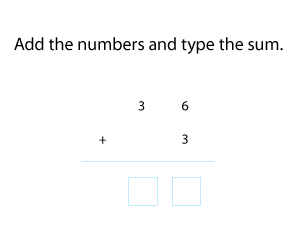 Two-Digit and One-Digit Addition without Regrouping