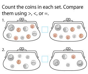 Counting and Comparing Coins