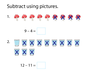 Subtraction within 20 Using Pictures