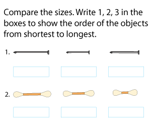 Ordering Objects from Shortest to Longest