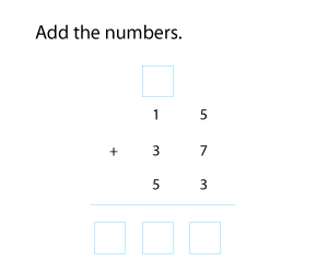 Adding up to Four Two-Digit Numbers