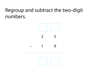Two-Digit Subtraction with Regrouping