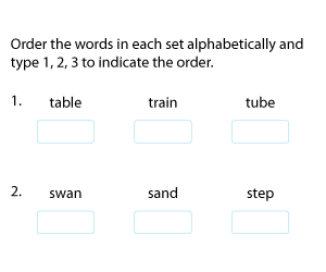 Ordering Words Alphabetically Based on the First Two Letters