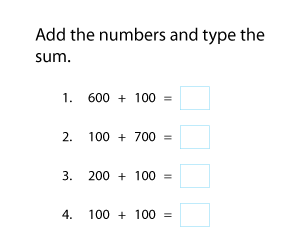 Adding 10 or 100 to the Multiples of 100