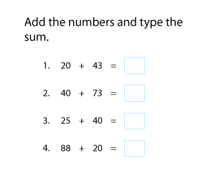 Adding Whole Tens to Two-Digit Numbers