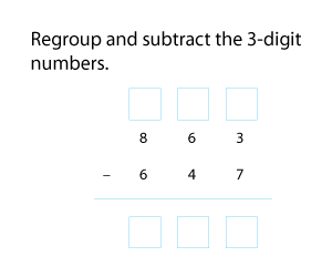 Subtracting Three-Digit Numbers