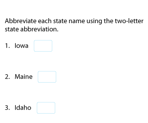 Abbreviating State Names