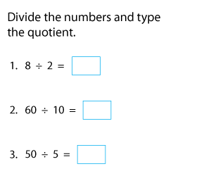 Dividing Numbers  by 2, 5, or 10