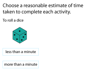 Estimating Time | About One Minute