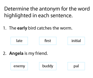 Identifying Opposites
