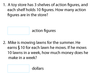 Multiplying by 2, 5, or 10 | Word Problems