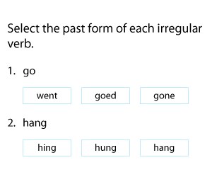 Finding the Past Tense of Irregular Verbs