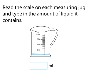 Reading Scales on Measuring Jugs