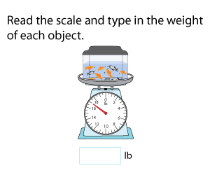 Reading Weighing Scales in Customary Units
