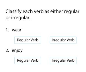 Regular vs. Irregular Forms
