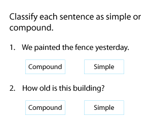Is this sentence simple or compound?