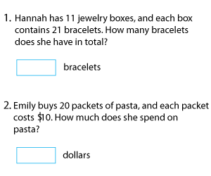 2-Digit by 2-Digit Multiplication | Word Problems