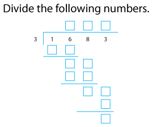 Dividing 4-Digit by 1-Digit Numbers | Without Remainders