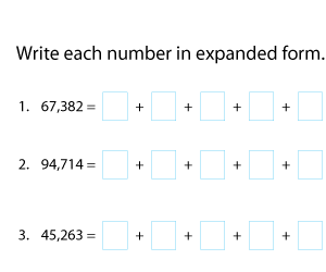 Writing 5-Digit Numbers | Expanded Form