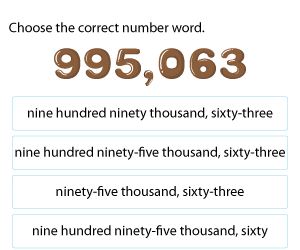 Writing Number Words | 6-Digit Numbers