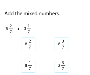 Adding Mixed Numbers with Like Denominators