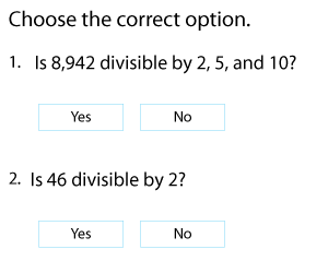 Divisibility Rules for 2, 5, and 10